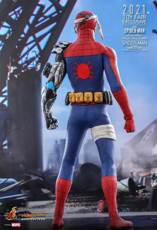 Alt view image 5 of 5 - Figure Hot Toys VGM51 - Marvel's Spider-Man - SpiderMan Cyborg Spiderman Suit