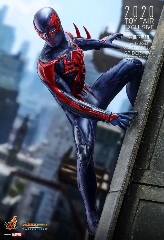 Alt view image 3 of 5 - Figure Hot Toys VGM42 - Marvel Comics - Marvel's Spider-Man - Spider-Man 2099 Black Suit
