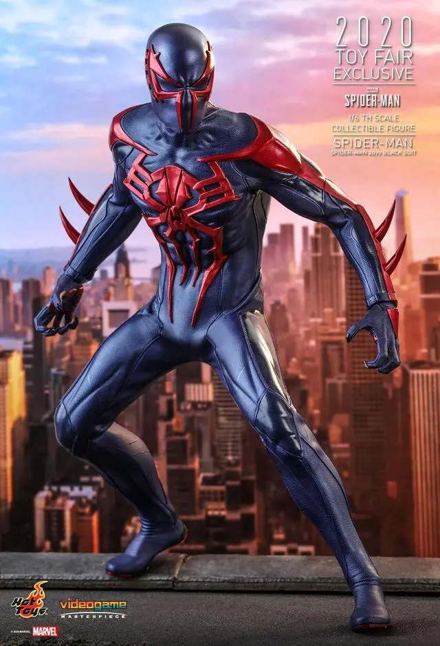 Alt view image 4 of 5 - Figure Hot Toys VGM42 - Marvel Comics - Marvel's Spider-Man - Spider-Man 2099 Black Suit
