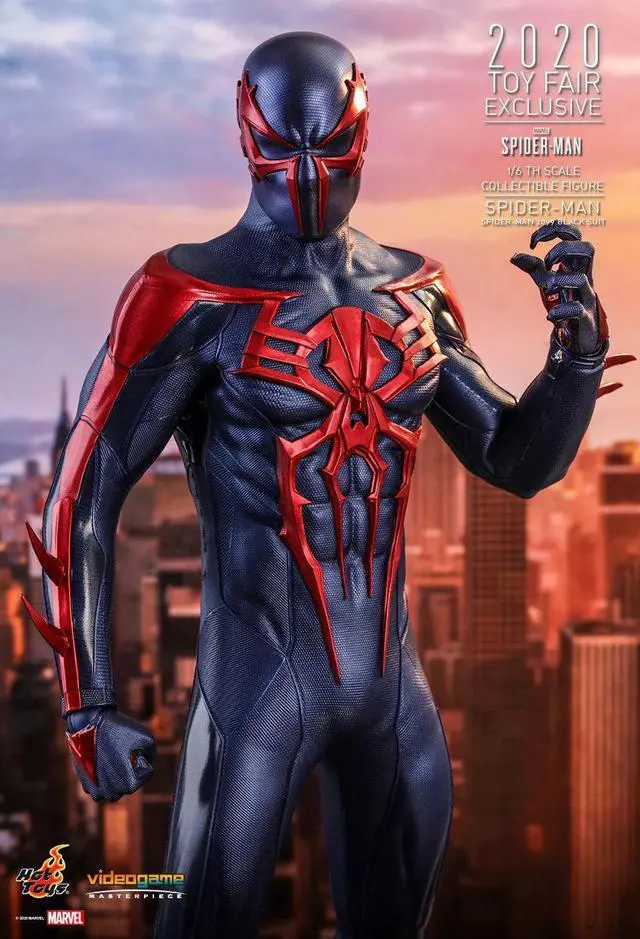 Alt view image 5 of 5 - Figure Hot Toys VGM42 - Marvel Comics - Marvel's Spider-Man - Spider-Man 2099 Black Suit