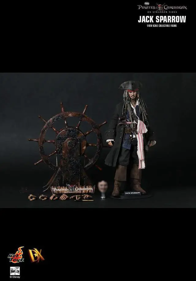 Alt view image 2 of 5 - Figure Hot Toys DX06 - Pirates Of The Caribbean : On Stranger Tides - Captain Jack Sparrow