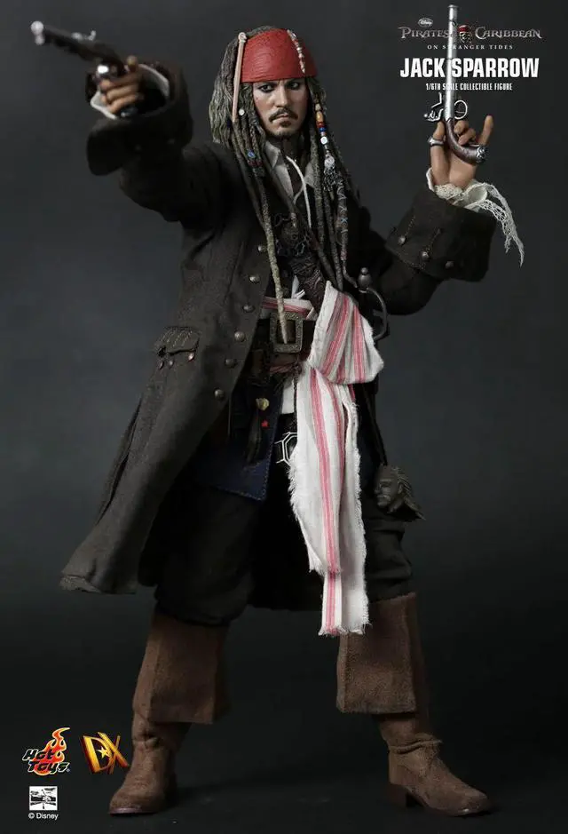 Alt view image 3 of 5 - Figure Hot Toys DX06 - Pirates Of The Caribbean : On Stranger Tides - Captain Jack Sparrow