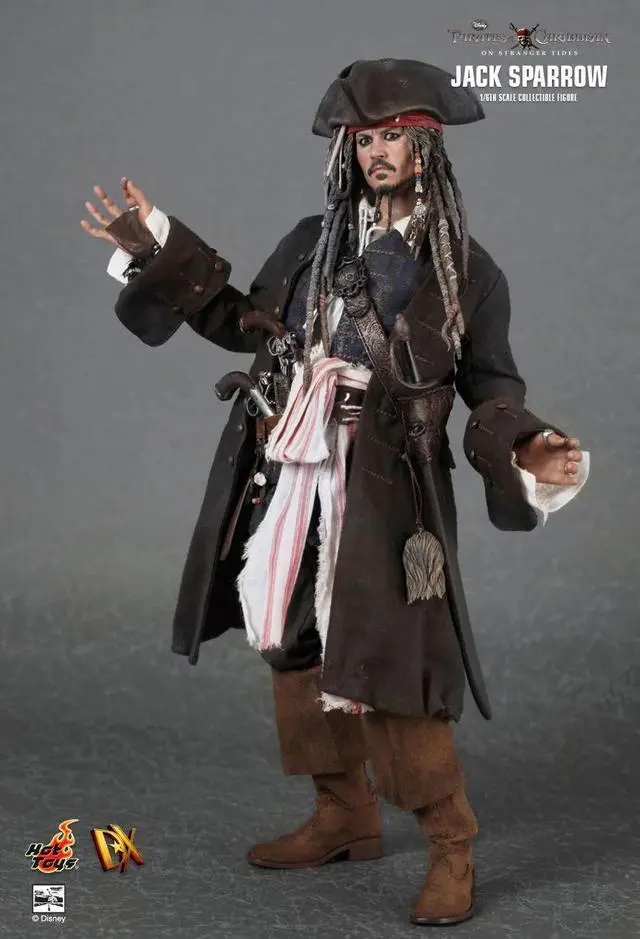 Alt view image 4 of 5 - Figure Hot Toys DX06 - Pirates Of The Caribbean : On Stranger Tides - Captain Jack Sparrow