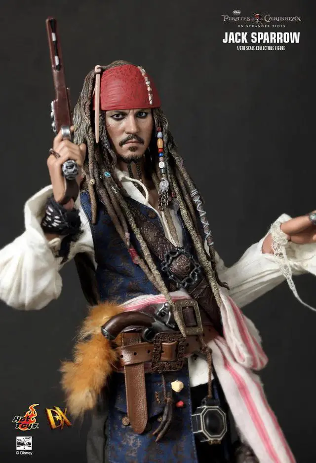 Alt view image 5 of 5 - Figure Hot Toys DX06 - Pirates Of The Caribbean : On Stranger Tides - Captain Jack Sparrow