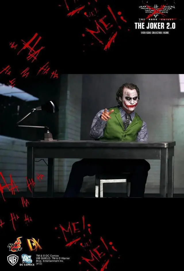 Alt view image 5 of 5 - Figure Hot Toys DX11 - DC Comics - The Dark Knight - The Joker 2.0 Standard Version