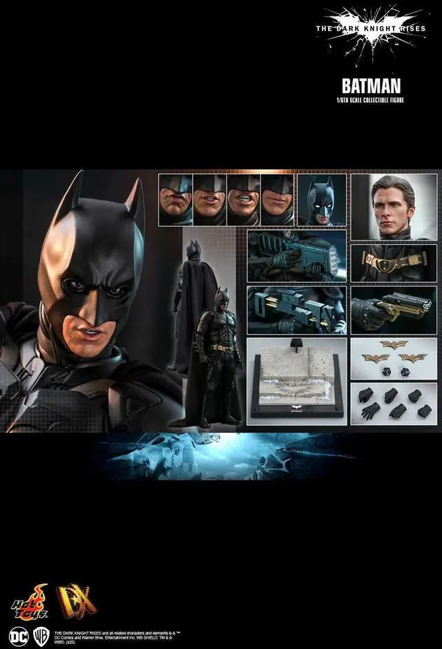 Alt view image 2 of 5 - Figure Hot Toys DX19 - DC Comics - The Dark Knight Rises - Batman