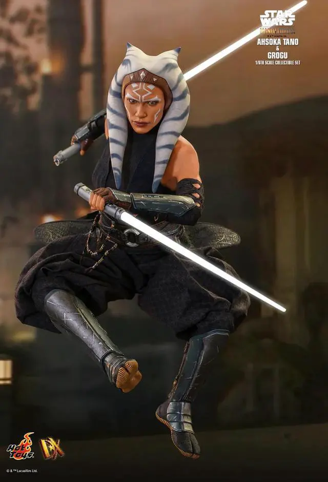 Alt view image 4 of 5 - Figure Hot Toys DX21 - Star Wars : The Mandalorian - Ahsoka Tano & Grogu