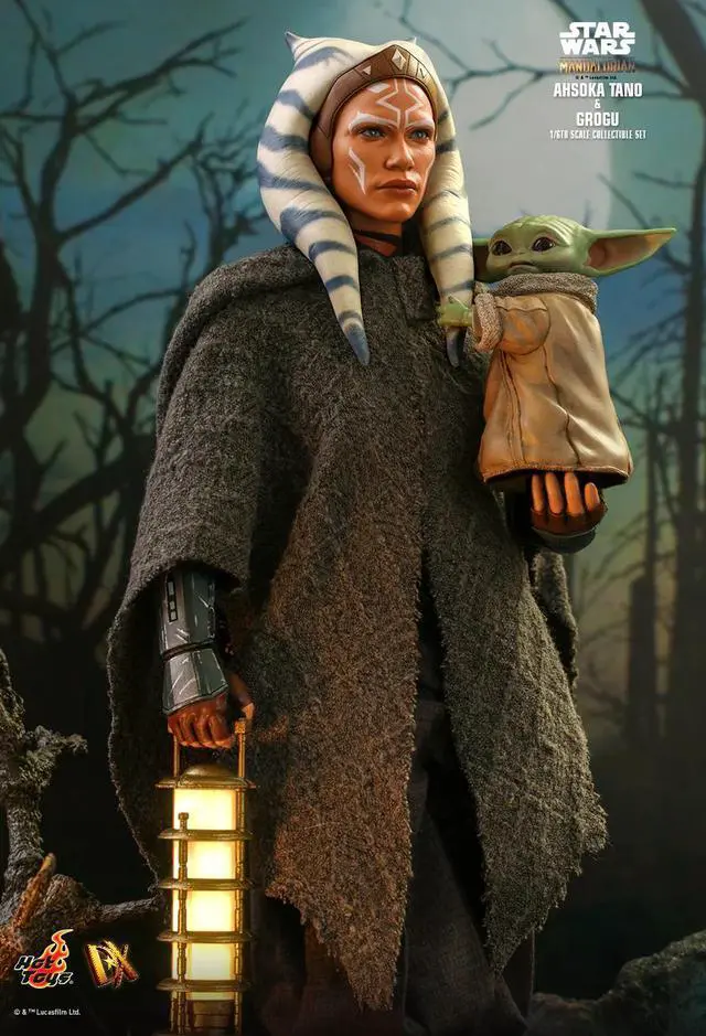 Alt view image 5 of 5 - Figure Hot Toys DX21 - Star Wars : The Mandalorian - Ahsoka Tano & Grogu