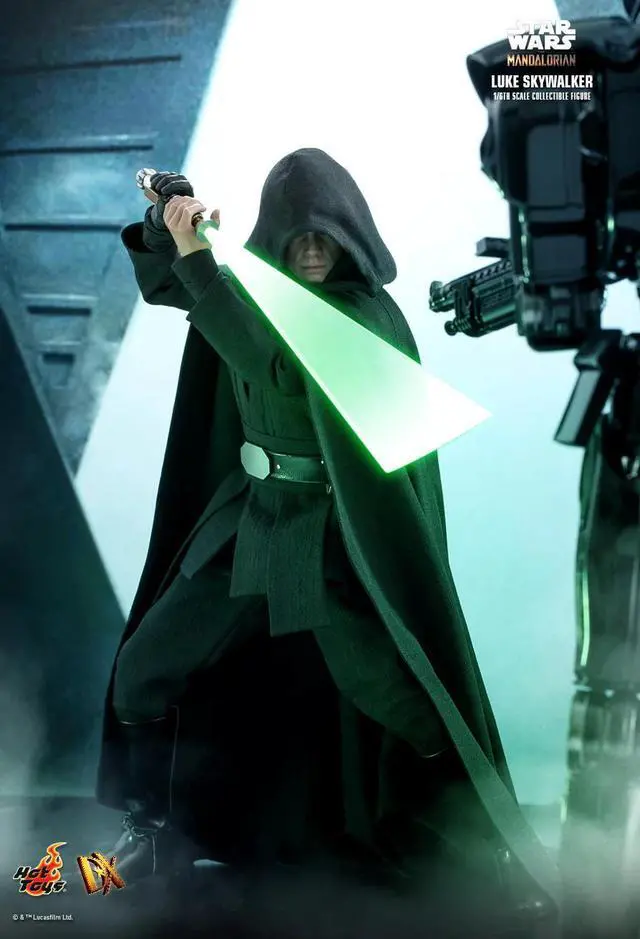 Alt view image 3 of 5 - Figure Hot Toys DX22 - Star Wars : The Mandalorian - Luke Skywalker Standard Version
