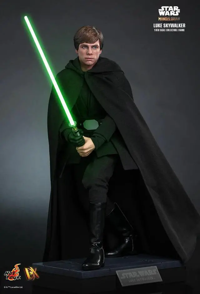 Alt view image 4 of 5 - Figure Hot Toys DX22D - Star Wars : The Mandalorian - Luke Skywalker Deluxe Version