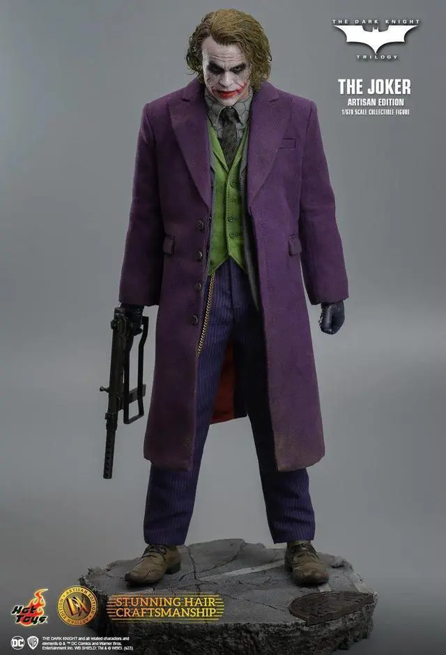 Alt view image 5 of 5 - Figure Hot Toys DX33 - DC Comics - The Dark Knight Trilogy - The Joker Deluxe Version