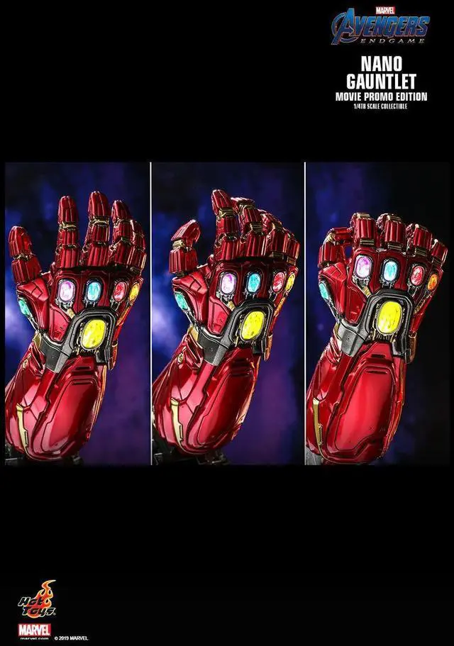 Alt view image 5 of 5 - Figure Hot Toys ACS008 - Marvel Comics - Avengers : Endgame - Nano Gauntlet Movie Promo Edition