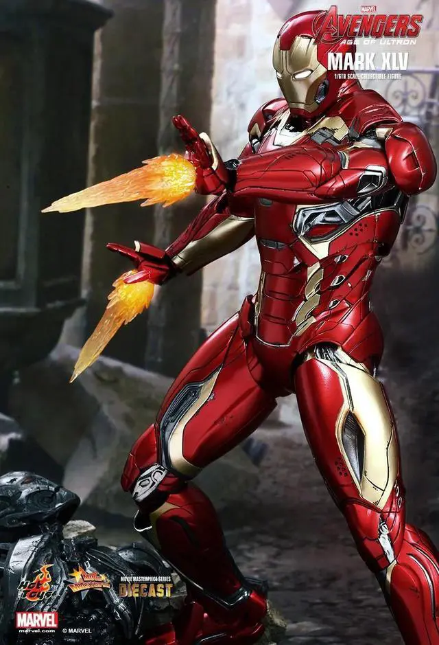 Alt view image 5 of 5 - Figure Hot Toys MMS300D11 - Marvel Comics - Avengers : Age Of Ultron - Iron Man Mark 45