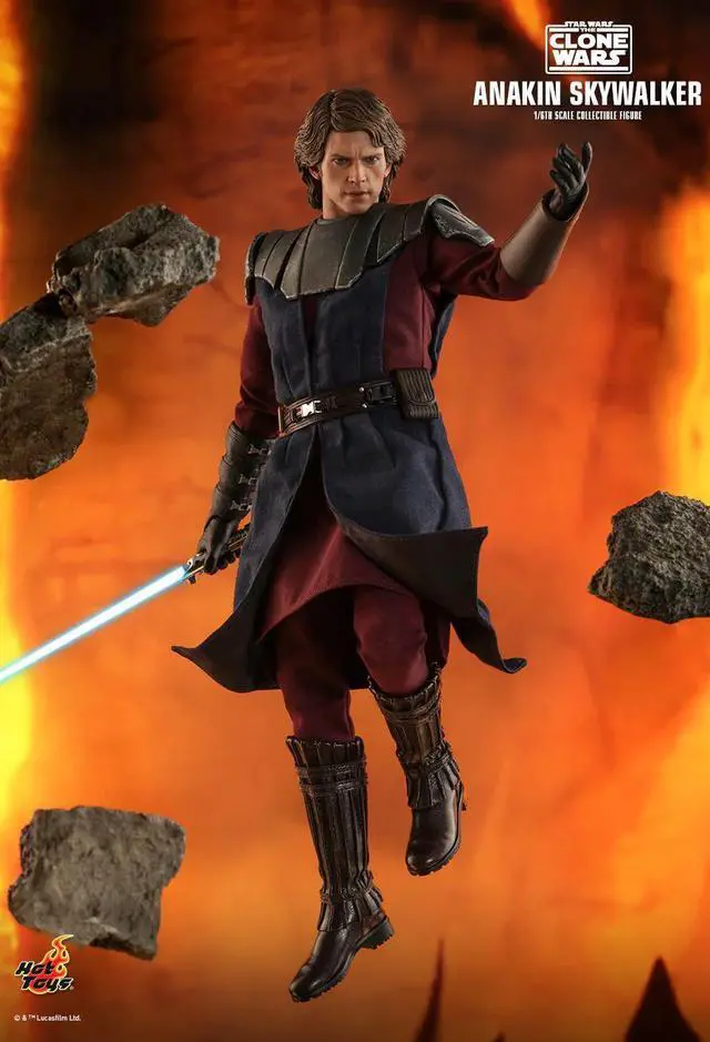 Alt view image 5 of 5 - Figure Hot Toys TMS019 - Star Wars : The Clone Wars - Anakin Skywalker Standard Version