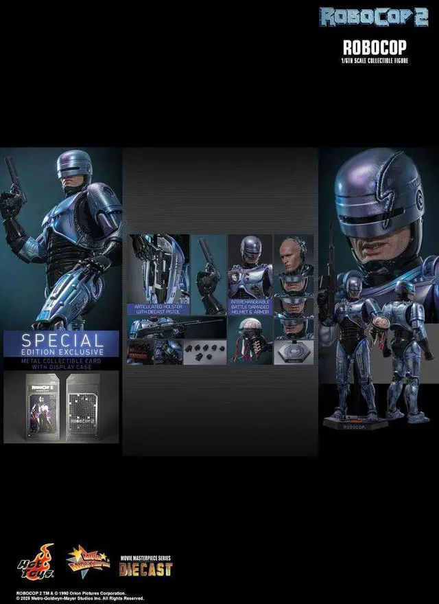 Alt view image 2 of 5 - Figure Hot Toys MMS827D74B - Robocop 2 - Robocop