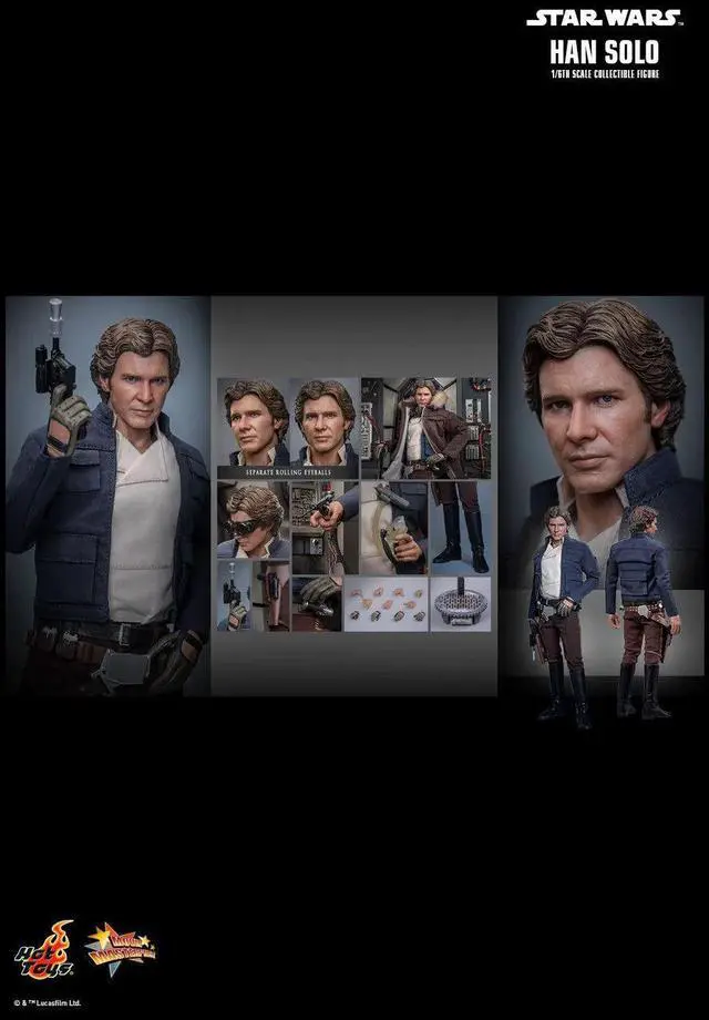 Alt view image 2 of 5 - Figure Hot Toys MMS846 - Star Wars : The Empire Strikes Back - Han Solo