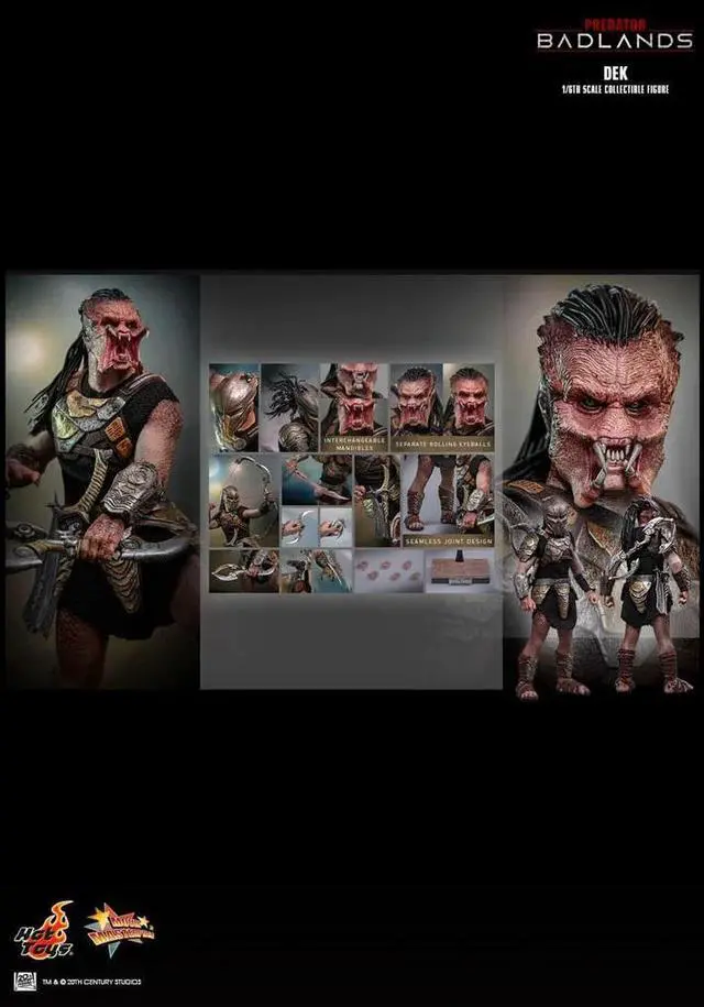 Alt view image 2 of 5 - Figure Hot Toys MMS849 - Predator : Badlands - Dek