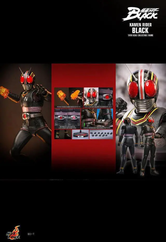 Alt view image 2 of 5 - Figure Hot Toys TMS158 - Kamen Rider Black - Kamen Rider Black