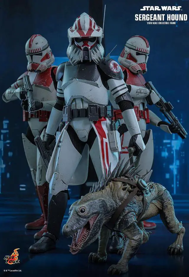 Alt view image 3 of 5 - Figure Hot Toys TMS167 - Star Wars : The Clone Wars - Sergeant Hound