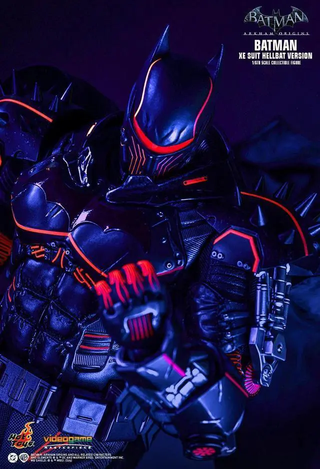 Alt view image 5 of 5 - Figure Hot Toys VGM73 - Batman: Arkham Origins - Batman XE Suit Hellbat Version