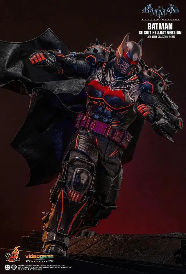 Alt view image 3 of 5 - Figure Hot Toys VGM73 - Batman: Arkham Origins - Batman XE Suit Hellbat Version