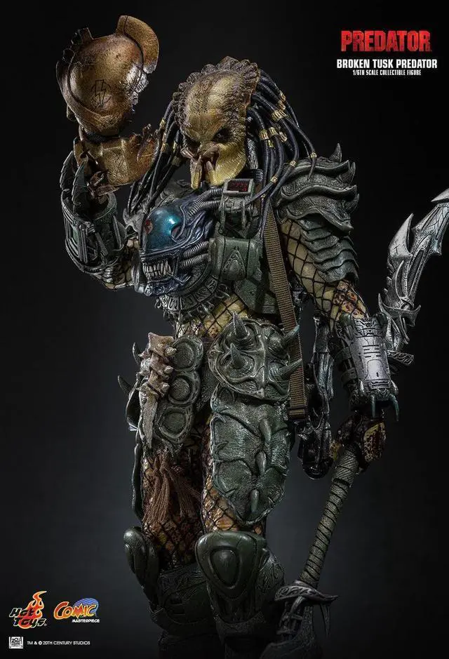 Alt view image 5 of 5 - Figure Hot Toys CMS029 - Predator - Broken Tusk Predator