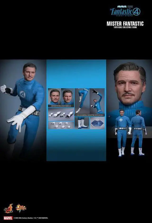 Alt view image 2 of 5 - Figure Hot Toys MMS821 - Marvel Comics - The Fantastic Four : First Steps - Mister Fantastic