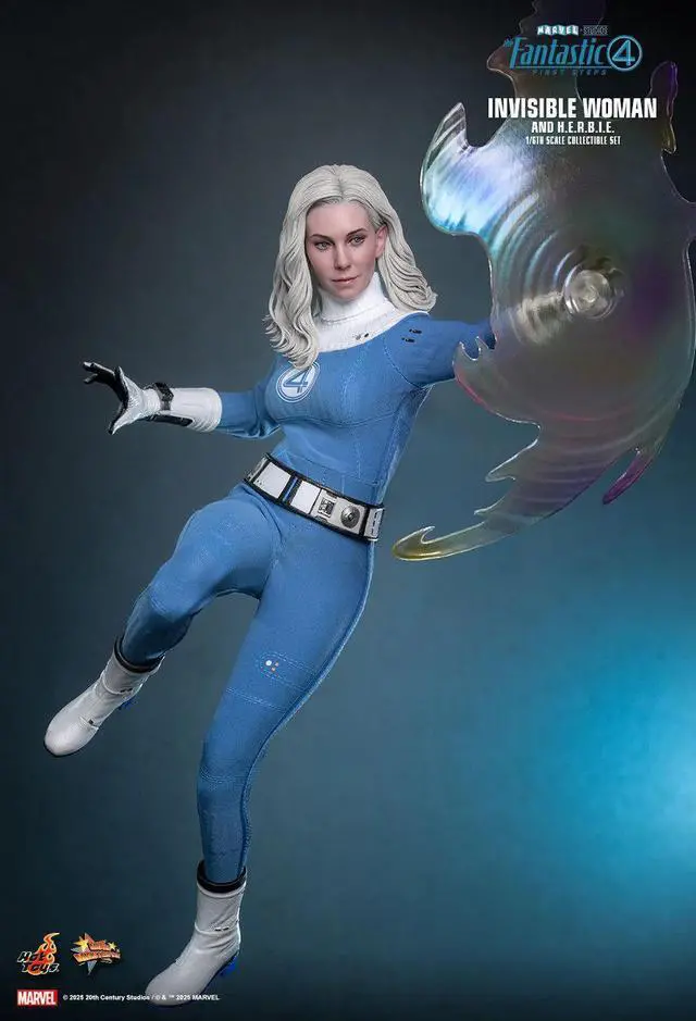 Alt view image 4 of 5 - Figure Hot Toys MMS824 - Marvel Comics - The Fantastic Four : First Steps - Invisible Woman & H.E.R.B.I.E