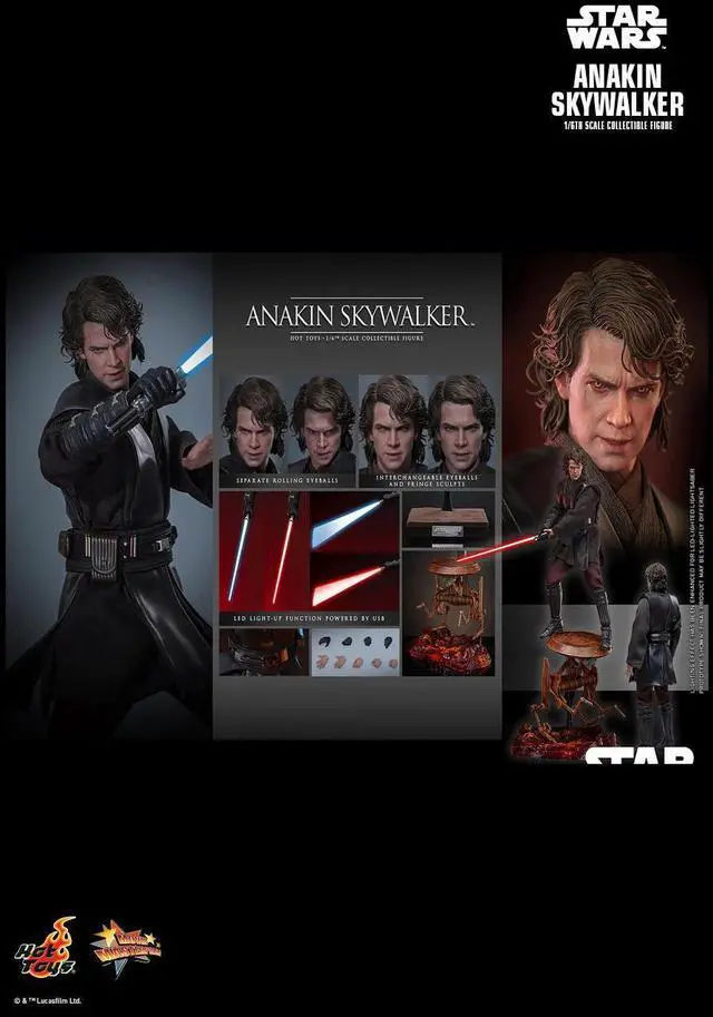 Alt view image 2 of 5 - Figure Hot Toys MMS839 - Star Wars : Revenge Of The Sith - Anakin Skywalker