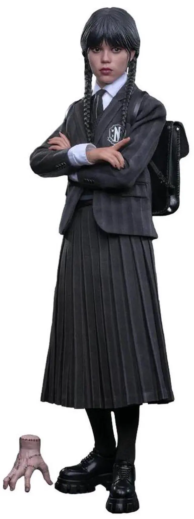 Main image of Figure Hot Toys TMS135 - Family Addams : Wednesday - Wednesday Jenna Ortega