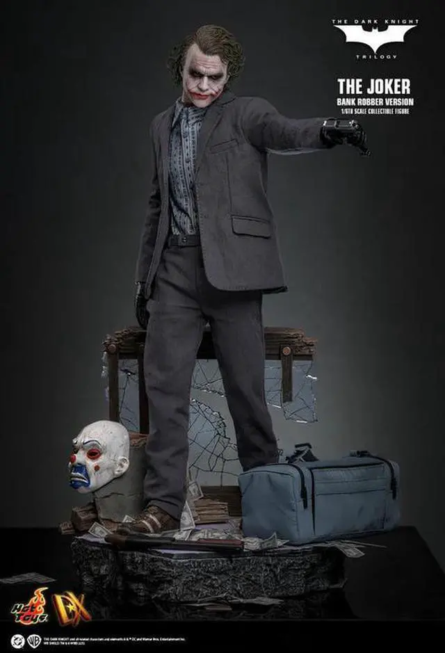 Alt view image 4 of 5 - Figure Hot Toys DX50 - DC Comics - The Dark Knight Trilogy - The Joker Bank Robber Version