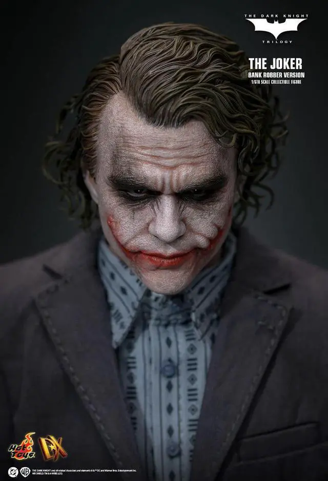 Alt view image 5 of 5 - Figure Hot Toys DX50B - DC Comics - The Dark Knight Trilogy - The Joker Bank Robber Version