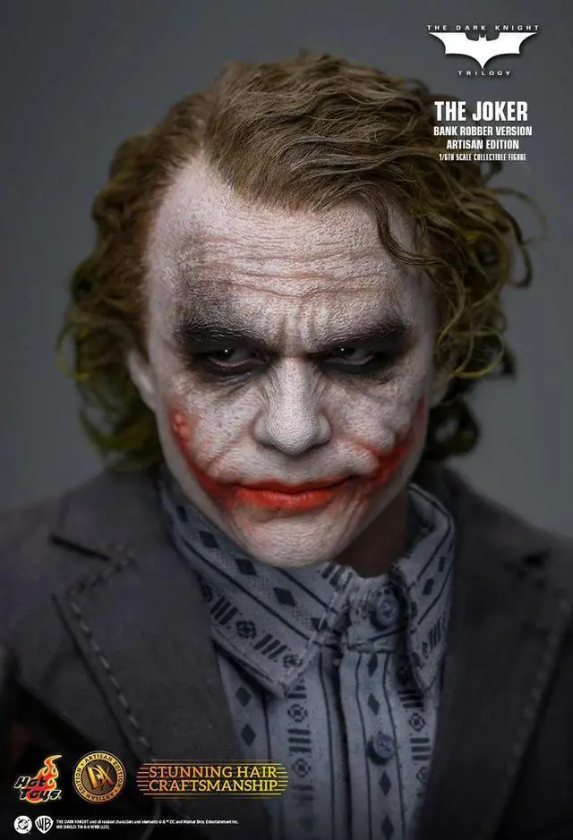 Alt view image 5 of 5 - Figure Hot Toys DX51 - DC Comics - The Dark Knight Trilogy - The Joker Bank Robber Version