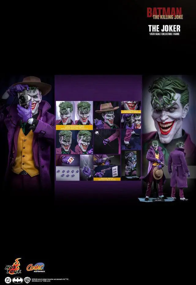 Alt view image 2 of 5 - Figure Hot Toys CMS028 - DC Comics - Batman : The Killing Joke - The Joker