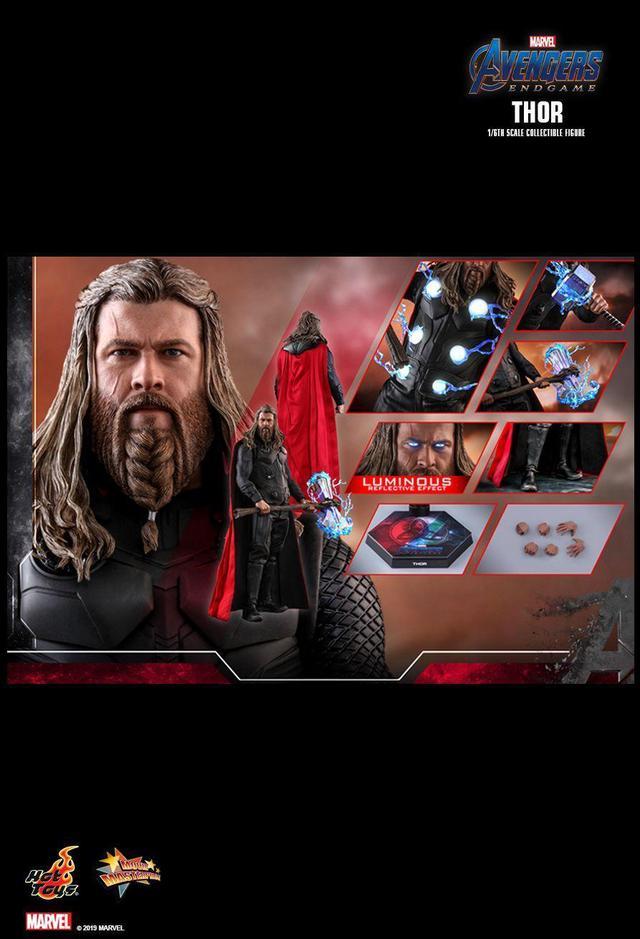 Hot Toys Marvel Avengers Endgame Thor Collectible Figure