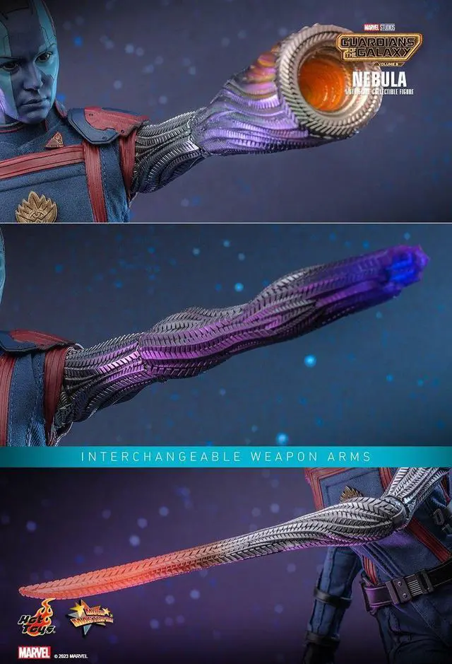 Alt view image 6 of 6 - Figure Hot Toys MMS714 - Marvel Comics - Guardians Of The Galaxy Vol.3 - Nebula