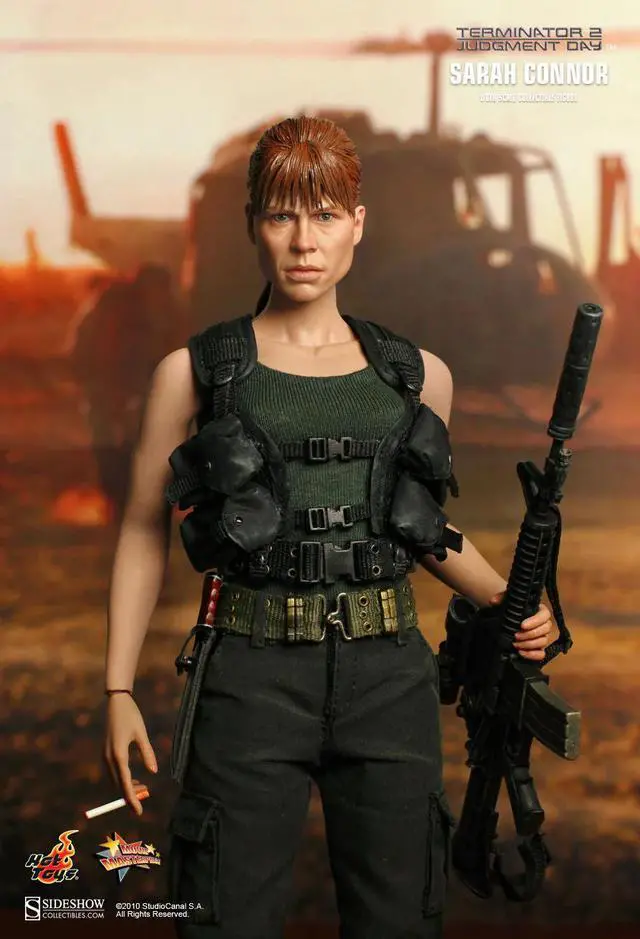 Alt view image 5 of 5 - Figure Hot Toys MMS119 - Terminator 2 : Judgment Day - Sarah Connor