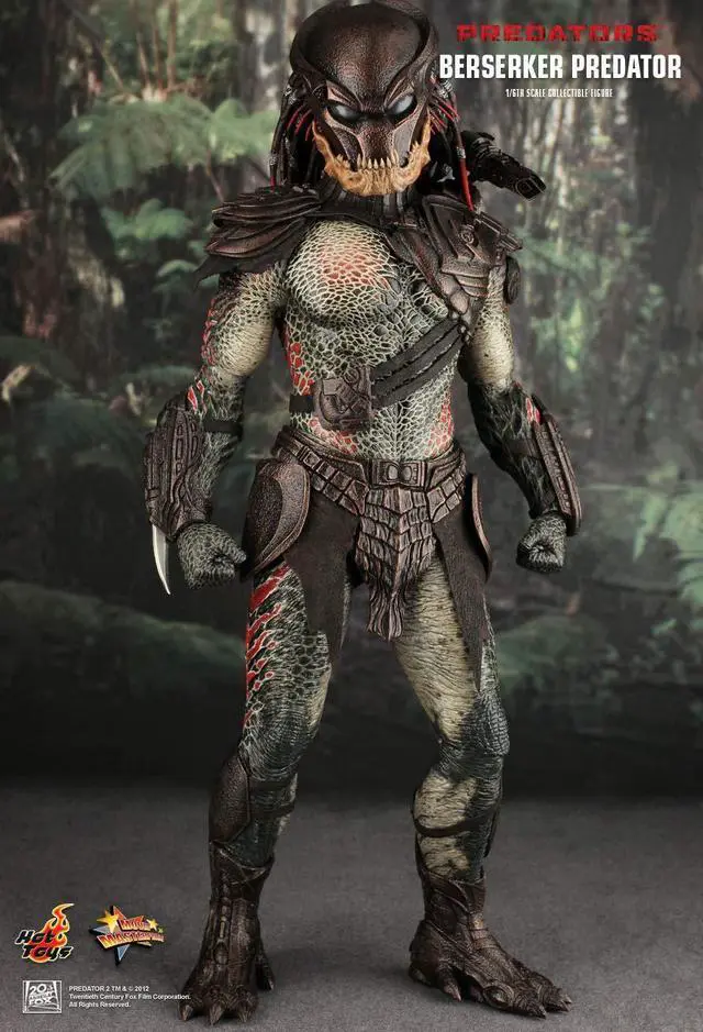 Alt view image 6 of 6 - hot toys predators movie masterpiece berserker predator collectible figure