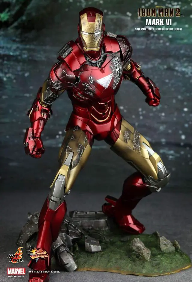 Alt view image 5 of 5 - Figure Hot Toys MMS132 - Marvel Comics - Iron Man 2 - Iron Man Mark 6