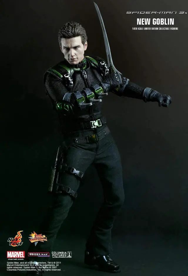 Alt view image 5 of 5 - Figure Hot Toys MMS151 - Marvel Comics - Spider-Man 3 - New Goblin