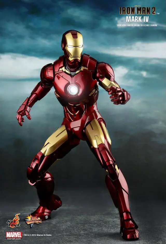 Alt view image 5 of 5 - Figure Hot Toys MMS123 - Marvel Comics - Iron Man 2 - Iron Man Mark 4 1.0