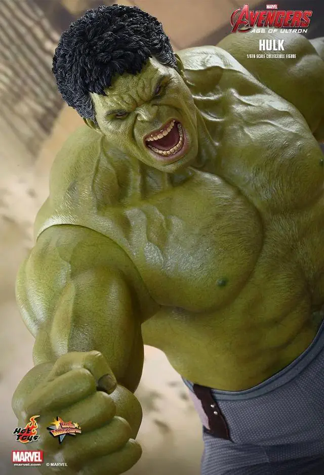 Alt view image 5 of 5 - Figure Hot Toys MMS286 - Marvel Comics - Avengers : Age Of Ultron - Hulk Standard Version