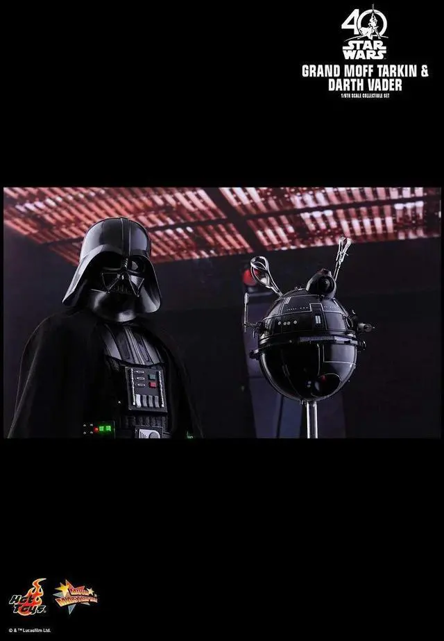 Alt view image 5 of 5 - Figure Hot Toys MMS434 - Star Wars 4 : A New Hope - Grand Moff Tarkin & Darth Vader