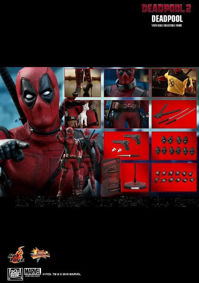 Alt view image 2 of 5 - Figure Hot Toys MMS490 - Marvel Comics - DeadPool 2 - DeadPool