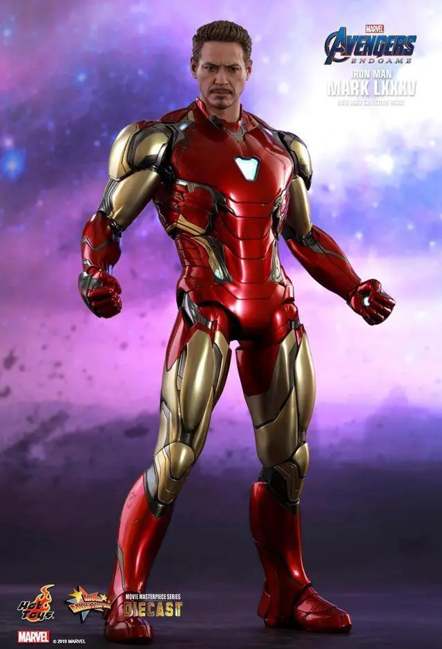 Alt view image 4 of 5 - hot toys marvel: avengers endgame - iron man mark lxxxv 1:6 scale figures, multicolor, ht904599