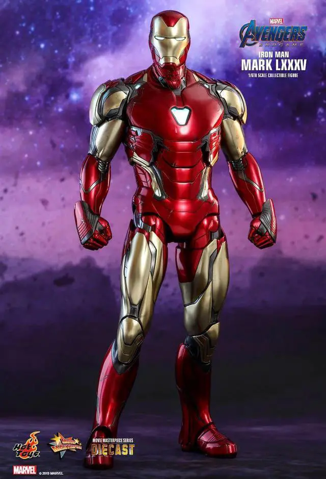 Alt view image 5 of 5 - hot toys marvel: avengers endgame - iron man mark lxxxv 1:6 scale figures, multicolor, ht904599