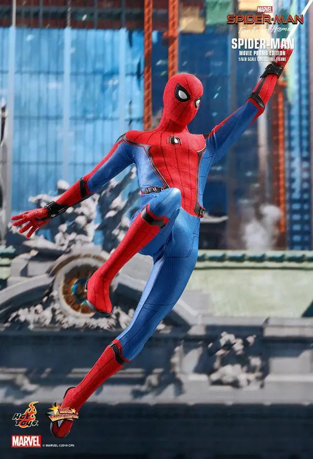Alt view image 4 of 5 - Figure Hot Toys MMS535 - Marvel Comics - Spider-Man : Far From Home - Spider-Man Movie Promo Edition