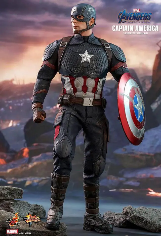 Alt view image 4 of 5 - Figure Hot Toys MMS536 - Marvel Comics - Avengers : Endgame - Captain America