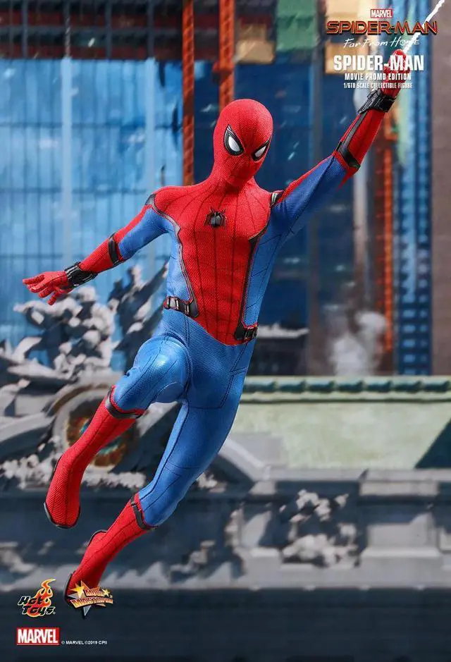 Alt view image 5 of 5 - Figure Hot Toys MMS535 - Marvel Comics - Spider-Man : Far From Home - Spider-Man Movie Promo Edition