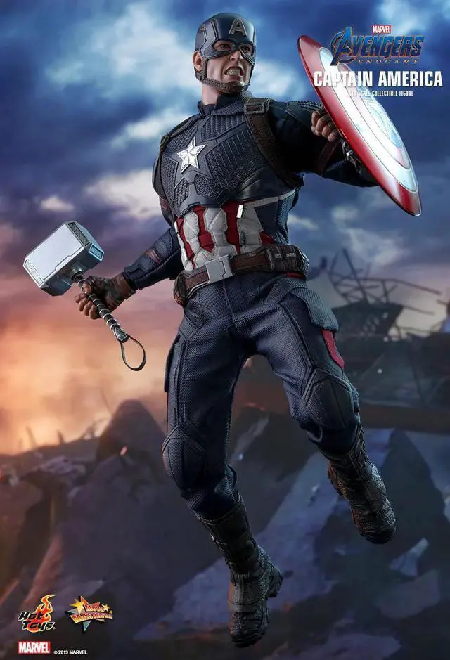Alt view image 3 of 5 - Figure Hot Toys MMS536 - Marvel Comics - Avengers : Endgame - Captain America